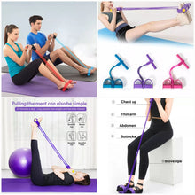 Foot Pedal Resistance Band Elastic Tummy Trimmer