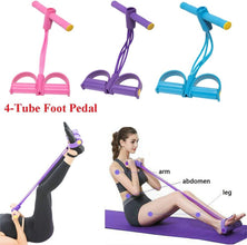 Foot Pedal Resistance Band Elastic Tummy Trimmer