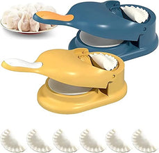 2-in-1 Manual Dumpling Maker & Dough Press Machine