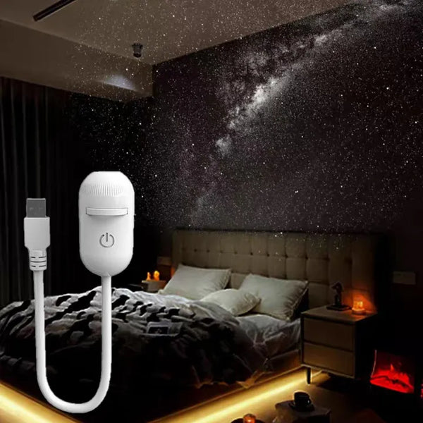 Dual Mode Mini Galaxy Starry Sky Projector Night Light 2-IN-1 Night Light