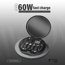 Data Cable Storage Box 60W Fast Charging