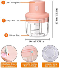 Rechargeable Mini Electric Chopper