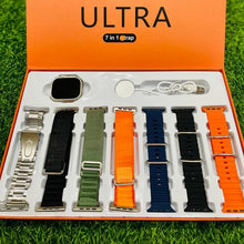 7 in 1 Smart Watch - 7 Straps Smart watch Ultra watch