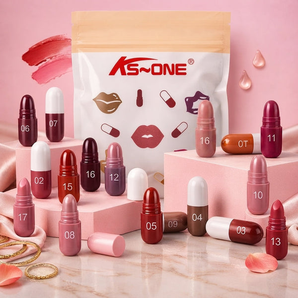 18 Colors Capsule Lipstick Set Matte